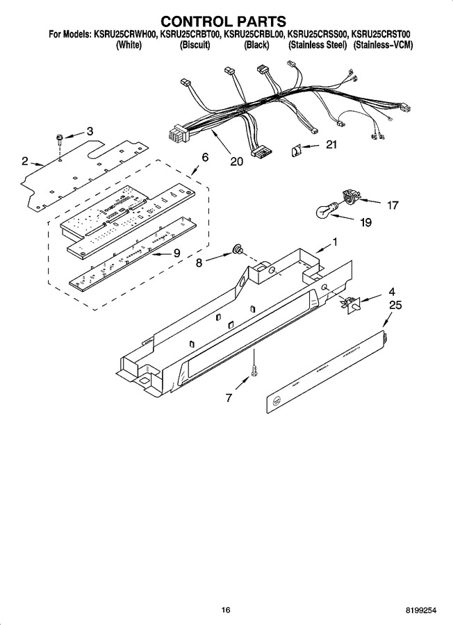 Diagram for KSRU25CRBL00