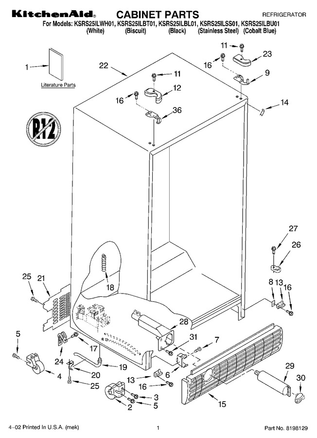 Diagram for KSRU25ILBL01