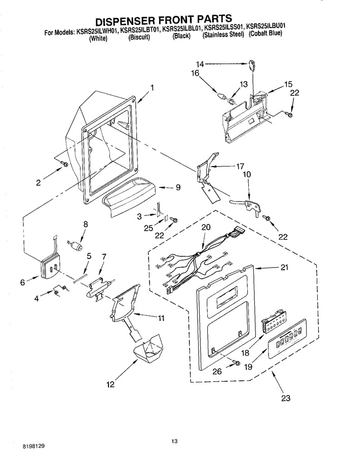 Diagram for KSRU25ILWH01