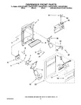 Diagram for 08 - Dispenser Front Parts