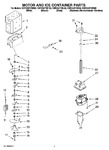 Diagram for 05 - Motor And Ice Container Parts
