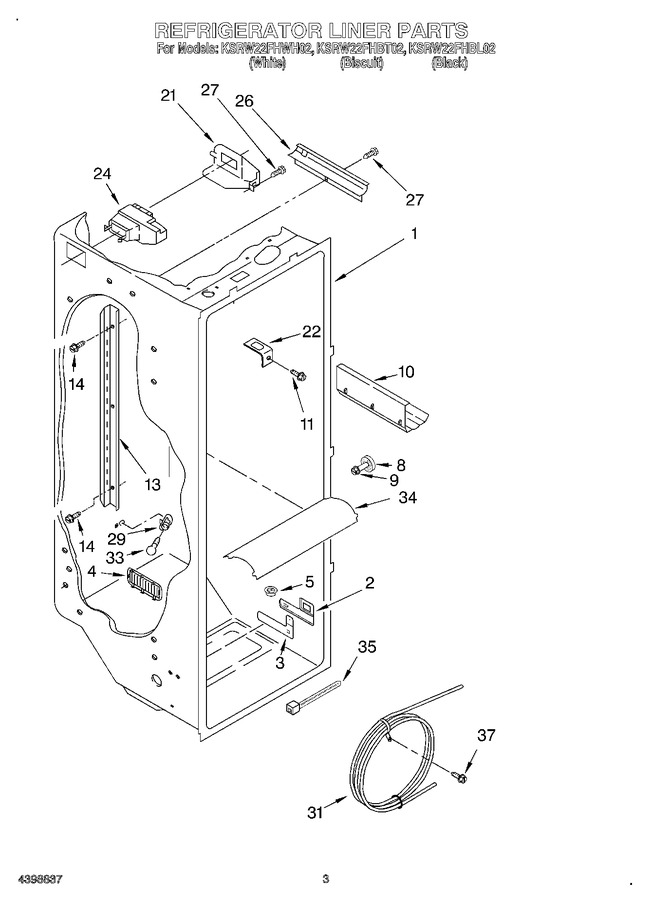 Diagram for KSRW22FHWH02