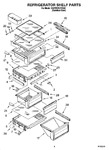 Diagram for 03 - Refrigerator Shelf Parts