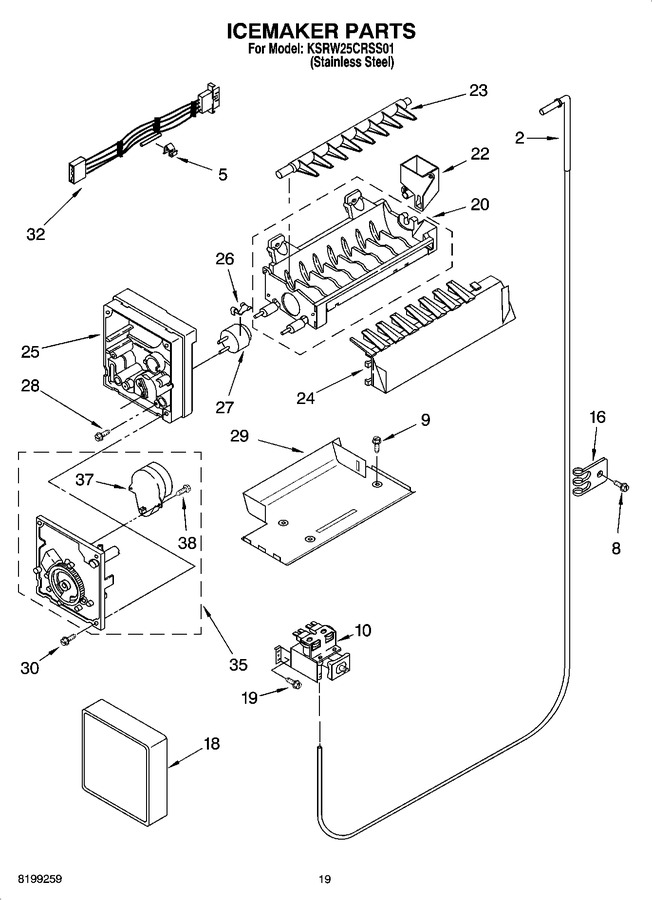 Diagram for KSRW25CRSS01