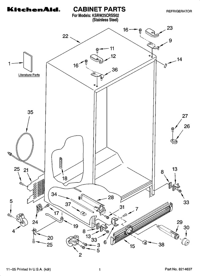 Diagram for KSRW25CRSS02