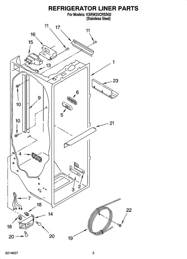 Diagram for KSRW25CRSS02