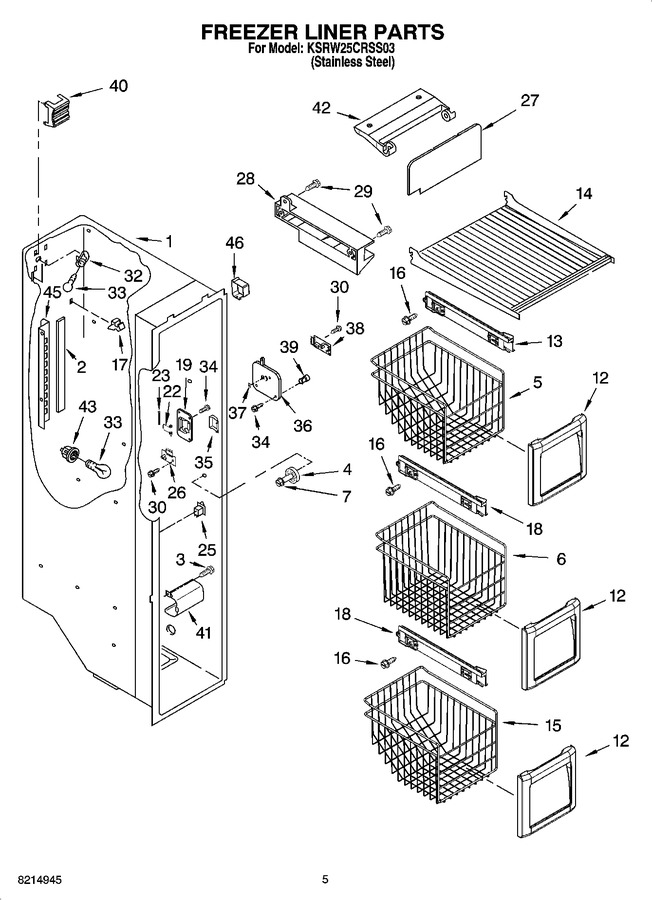 Diagram for KSRW25CRSS03