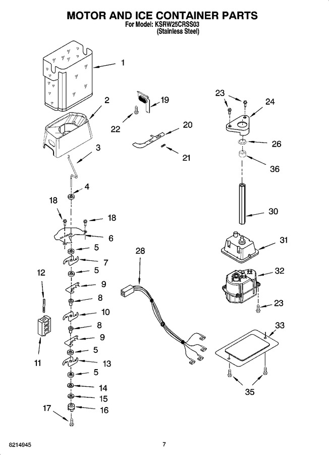 Diagram for KSRW25CRSS03