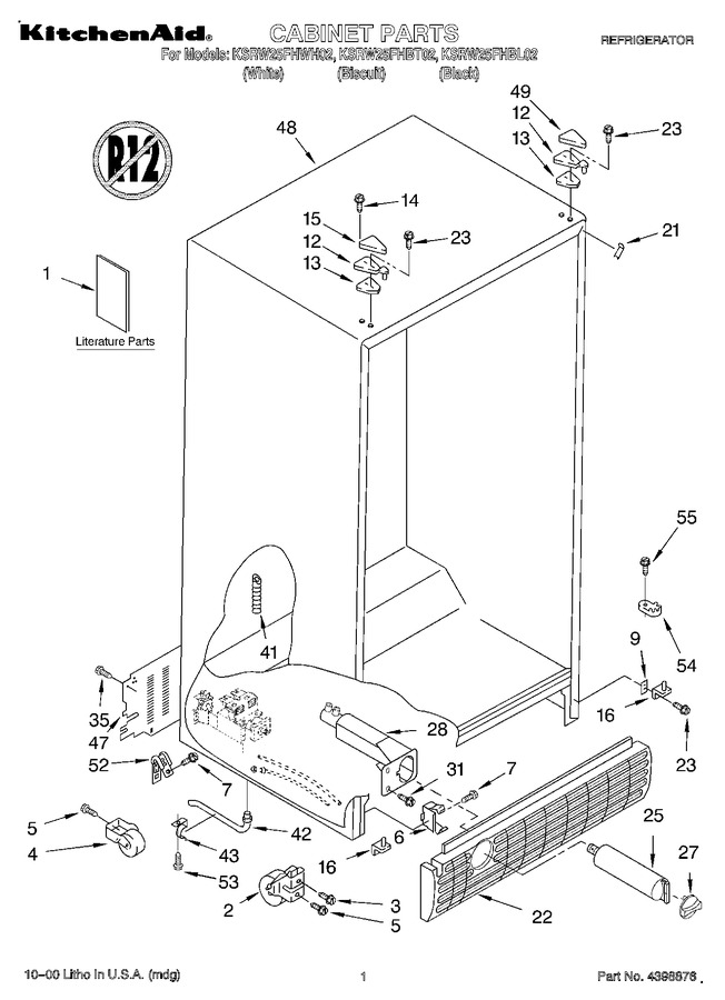 Diagram for KSRW25FHWH02