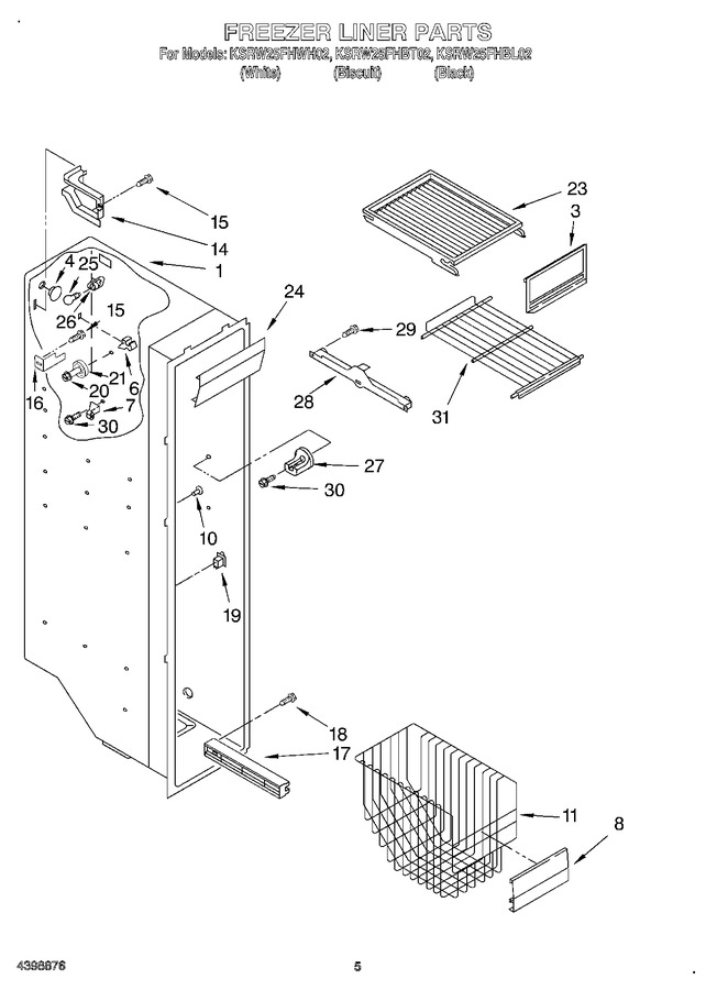 Diagram for KSRW25FHWH02