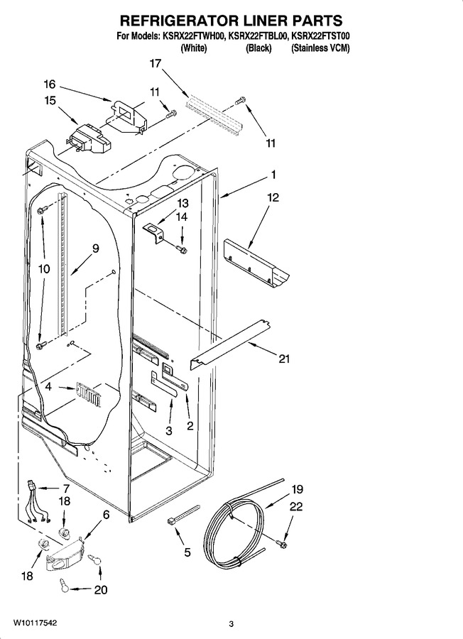 Diagram for KSRX22FTBL00
