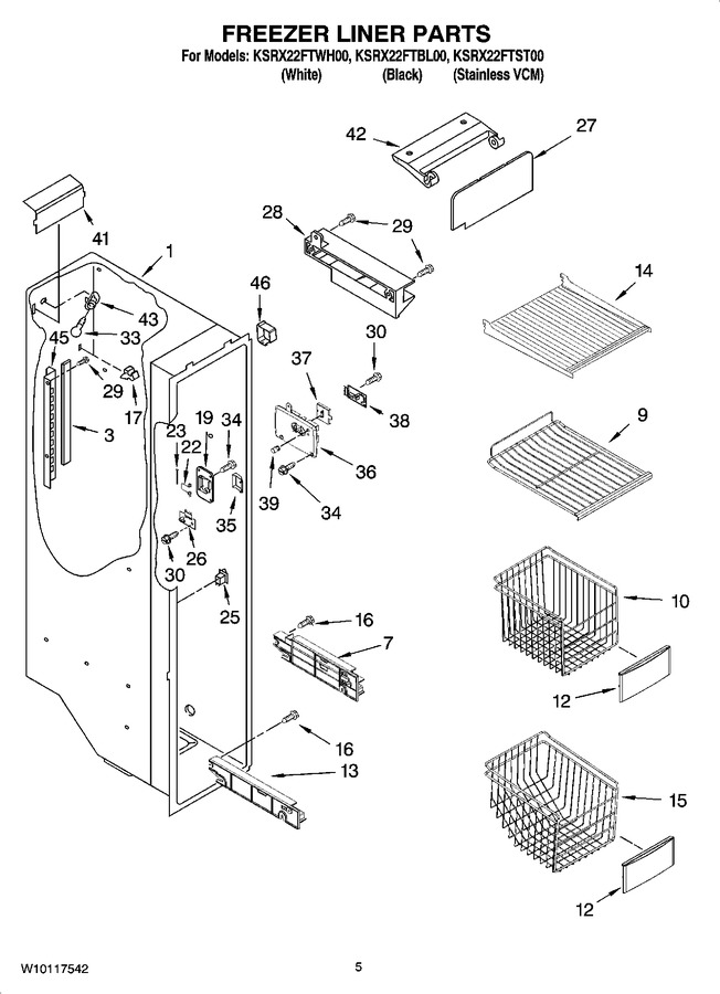 Diagram for KSRX22FTWH00