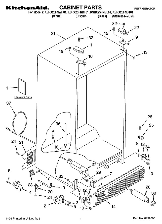 Diagram for KSRX25FNBL01