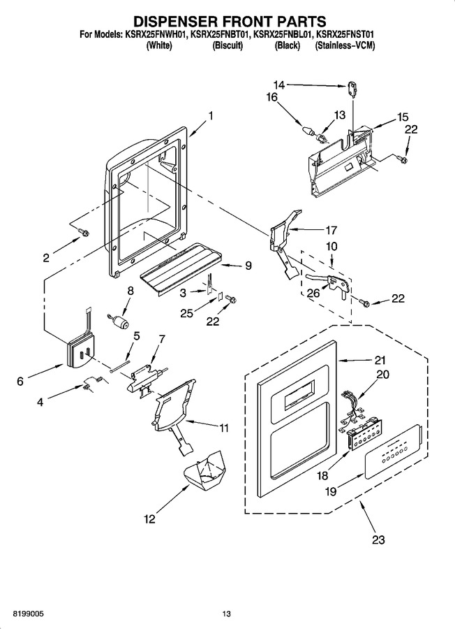 Diagram for KSRX25FNBL01
