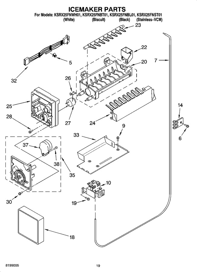 Diagram for KSRX25FNBL01