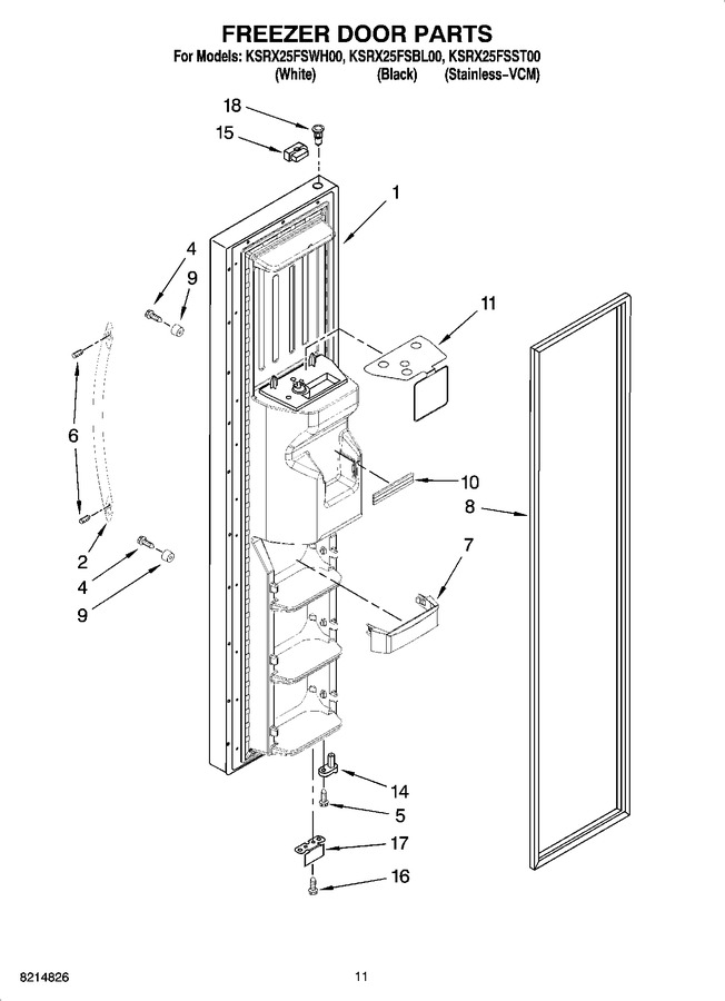 Diagram for KSRX25FSBL00