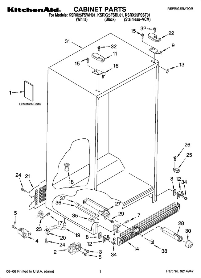 Diagram for KSRX25FSST01