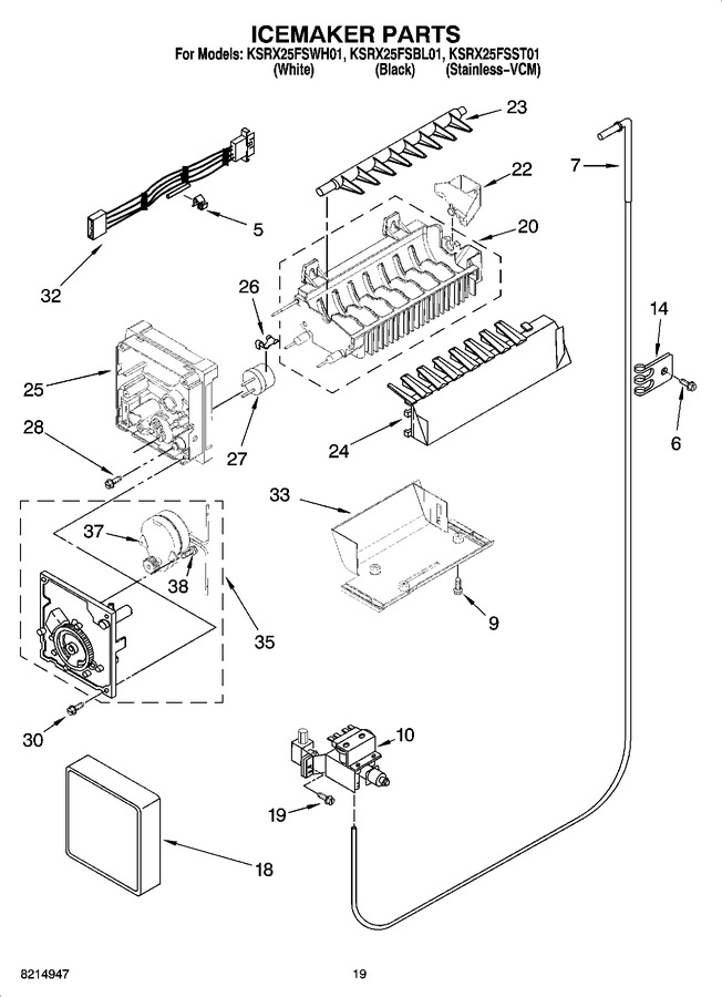 Diagram for KSRX25FSST01
