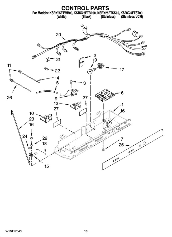 Diagram for KSRX25FTBL00