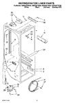 Diagram for 02 - Refrigerator Liner Parts