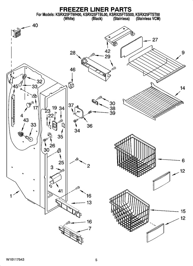Diagram for KSRX25FTBL00