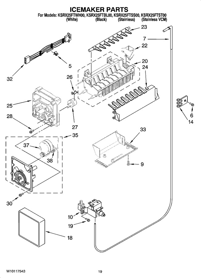 Diagram for KSRX25FTST00
