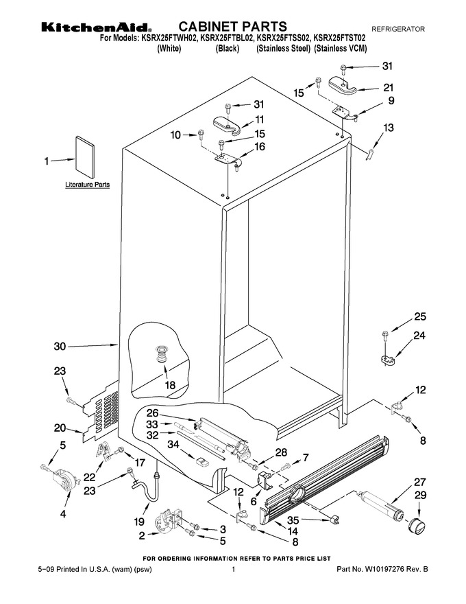 Diagram for KSRX25FTBL02