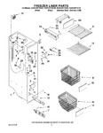 Diagram for 04 - Freezer Liner Parts