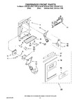 Diagram for 08 - Dispenser Front Parts