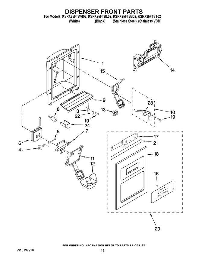 Diagram for KSRX25FTWH02