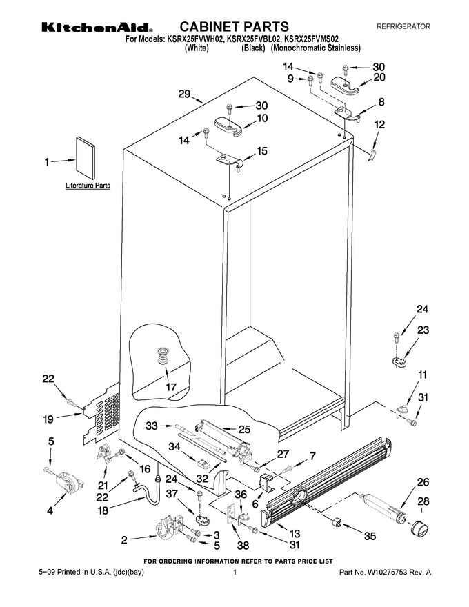 Diagram for KSRX25FVBL02