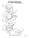 Diagram for 03 - Refrigerator Shelf Parts