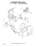 Diagram for 08 - Dispenser Front Parts