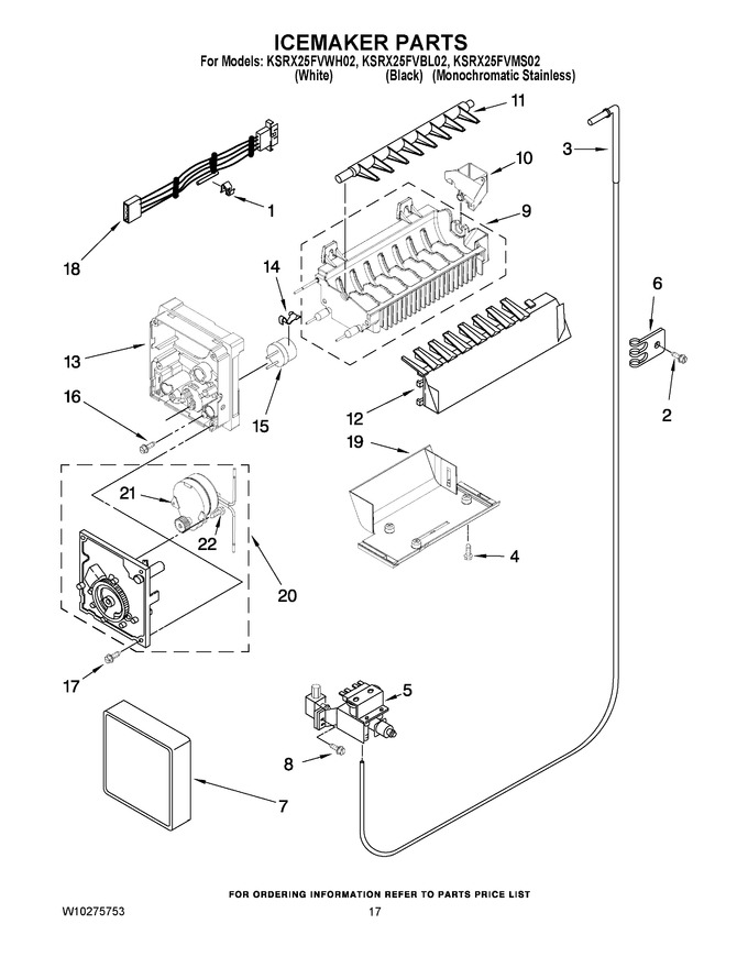 Diagram for KSRX25FVWH02