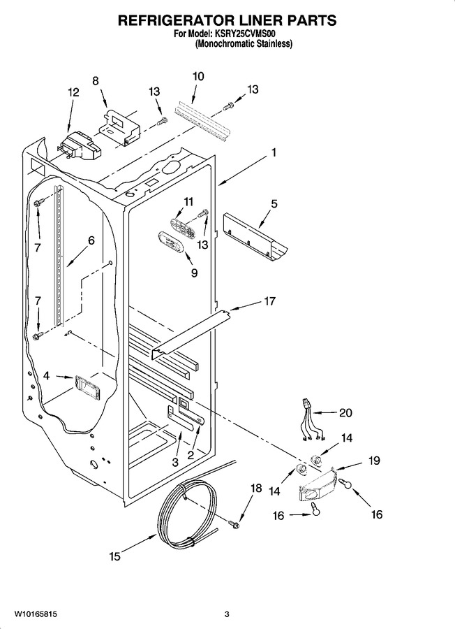 Diagram for KSRY25CVMS00