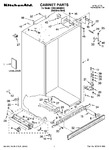 Diagram for 01 - Cabinet Parts
