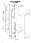 Diagram for 11 - Freezer Door Parts
