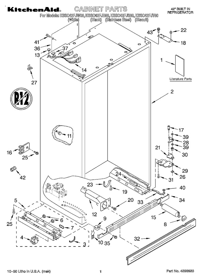 Diagram for KSSC42FJW00