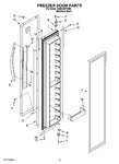 Diagram for 10 - Freezer Door Parts