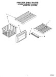 Diagram for 03 - Freezer Shelf Parts