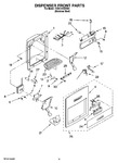 Diagram for 12 - Dispenser And Front Parts