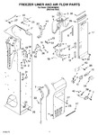 Diagram for 08 - Freezer Liner And Air Flow Parts