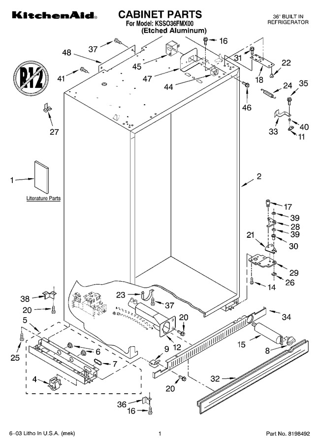 Diagram for KSSO36FMX00