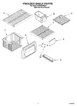 Diagram for 03 - Freezer Shelf Parts