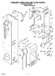 Diagram for 08 - Freezer Liner And Air Flow Parts