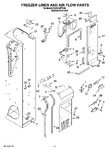 Diagram for 08 - Freezer Liner And Air Flow Parts