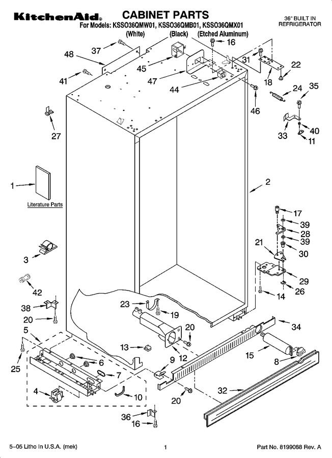 Diagram for KSSO36QMW01