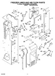 Diagram for 08 - Freezer Liner And Air Flow Parts