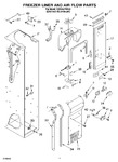Diagram for 08 - Freezer Liner And Air Flow Parts