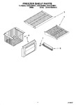 Diagram for 03 - Freezer Shelf Parts